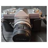 Fujica ST701 35mm SLR Camera in Case (Classic Japanese-made SLR from the 1970s with silver and black finish)