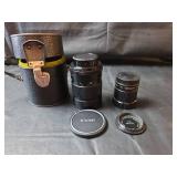 Vivitar 135mm 1:2.8 Manual Focus Lens and Spiratone Automatic 3x Telxtender (both made in Japan)
