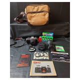 Pentax Super Program 35mm Film Camera Kit with Accessories