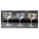 Mixed lot of glassware and China includes one Pink Depression Glass