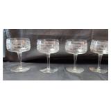 Mixed lot of glassware and China includes one Pink Depression Glass