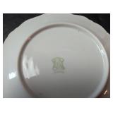 Mixed lot of glassware and China includes one Pink Depression Glass