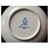 Mixed lot of glassware and China includes one Pink Depression Glass