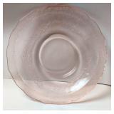 Mixed lot of glassware and China includes one Pink Depression Glass