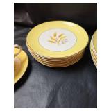 Century Semi Vitrious Autumn Gold Dinnerware Set 48pc/8 Place Setting