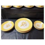 Century Service Autumn Gold Dinnerware Set 20pc/4 Place Setting