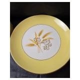 Century Alliance Autumn Gold Dinnerware Set 20pc (3 dinner plates,  7 salad plates,  6 saucers,  and 4 mugs)