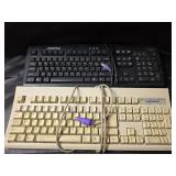 eMachines and Neoware PS/2 Keyboard Lot with Mouse and Cords