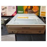 1990s PC Hardware Bundle - Samsung CD-ROM, Sound Card, Network Card & Modem