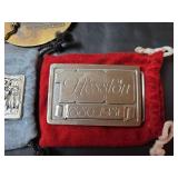 First Federal Savings Bank Newton Kansas and Hesston Belt Buckles