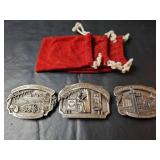 Moundridge Telephone Company Belt Buckle Set