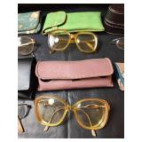 Collection of Eyeglasses with Cases