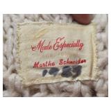 Crocheted Wool Lap Blanket and 2 Handbags