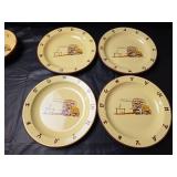 Monterrey Western Ware Chuck Wagon Dinnerware Set 11pc
