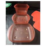 Tupperware Rock N Serve Microwave Containers Set