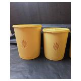 Tupperware Servalier Gold Canister Set