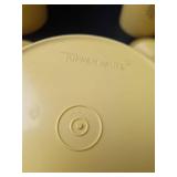 Tupperware Servalier Gold Canister Set