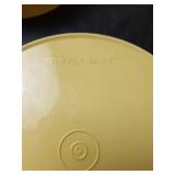 Tupperware Yellow Servalier Containers Set