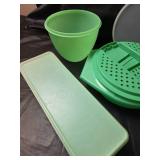 Tupperware Green Grater Set with Bowls and More