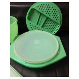 Tupperware Green Grater Set with Bowls and More