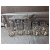 Tupperware Clear Drinking Glasses Set