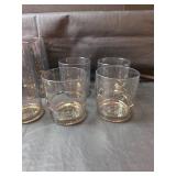 Tupperware Clear Drinking Glasses Set