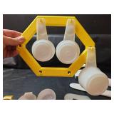 Tupperware Measuring Spoons and Cups Set with Holder and Utensils