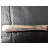 4 piece Oneida William A Rogers Silverplate flatware set and Prestige Plate flatware and serving pieces set in Wooden Storage Chest