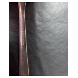 4 piece Oneida William A Rogers Silverplate flatware set and Prestige Plate flatware and serving pieces set in Wooden Storage Chest