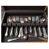 Oneida Stainless Steel Flatware Set with Storage Box