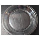 2 Pyrex 209 9\" pie plates. One with H-1 marking and One with Backward Stamp