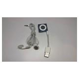 Apple iPod Shuffle 4th Generation Blue with Accessories