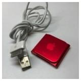 Apple iPod Nano 6th Generation Red 8GB with USB Cable