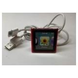 Apple iPod Nano 6th Generation Red 8GB with USB Cable