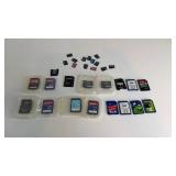 Mixed Lot SD Memory Cards Collection
