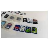 Mixed Lot SD Memory Cards Collection