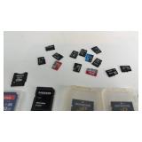 Mixed Lot SD Memory Cards Collection
