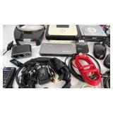 Mixed Lot of Computer Cables, Adapters and Accessories