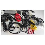 Mixed Lot of Computer Cables, Adapters and Accessories
