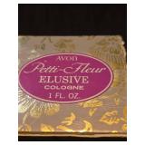 Avon Petit-Fleur Elusive Cologne 1oz Glass Bottle
