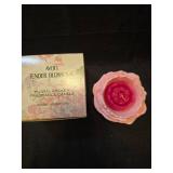 Avon Tender Blossoms Rose Shaped Candle