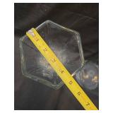 Art Deco Style Clear Glass Vases