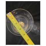 Clear Glass Hurricane Vases - Set of 2