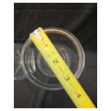 Clear Glass Hurricane Vases - Set of 2