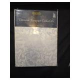 Home Style Damask Banquet Tablecloth 60x144