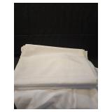 4ft x 2ft white cotton table cover 2 count