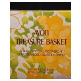 Avon Treasure Basket Guest Soap Set with Silver Baskets