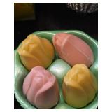 Avon Treasure Basket Guest Soap Set with Silver Baskets