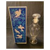 Avon Cockatoo Decorative Pomander Glass Bottle