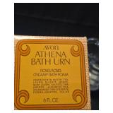 Avon Athena Bath Urn - Roses Roses Bath Foam Set